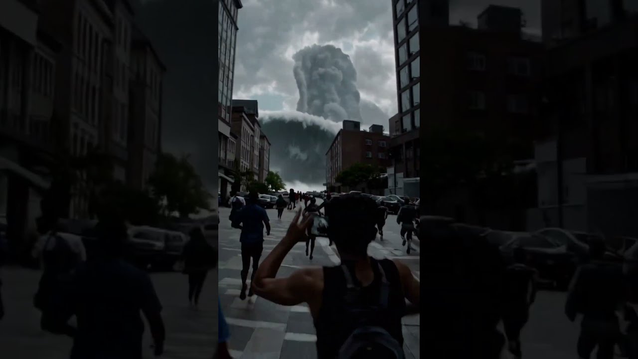 A Scary Mega Tsunami Coming To The City Nature Shortvideo
