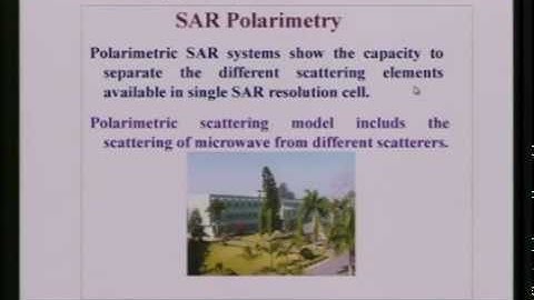 Polarimetric SAR Remote Sensing