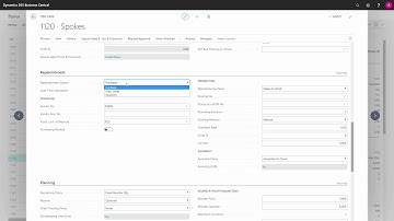 Item fields relevant for Purchase - Microsoft Dynamics 365 Business Central