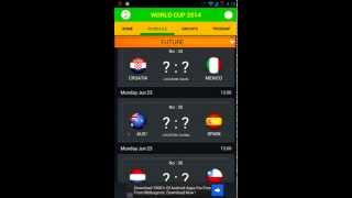 World Cup 2014 Application for Android v1.0 screenshot 3