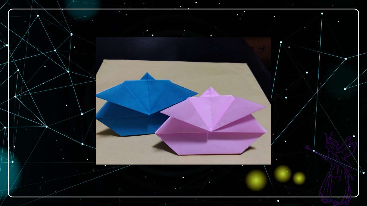 Origami – Easy and Cute Orihime and Hikoboshi from One Fold 2
