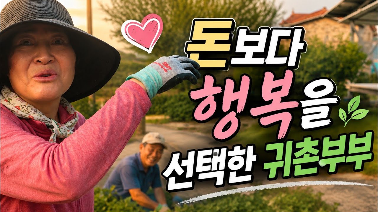 돈보다 행복을 선택한 귀촌부부