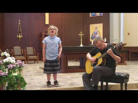 Hallelujah, religious version (7 year old with stunning voice)