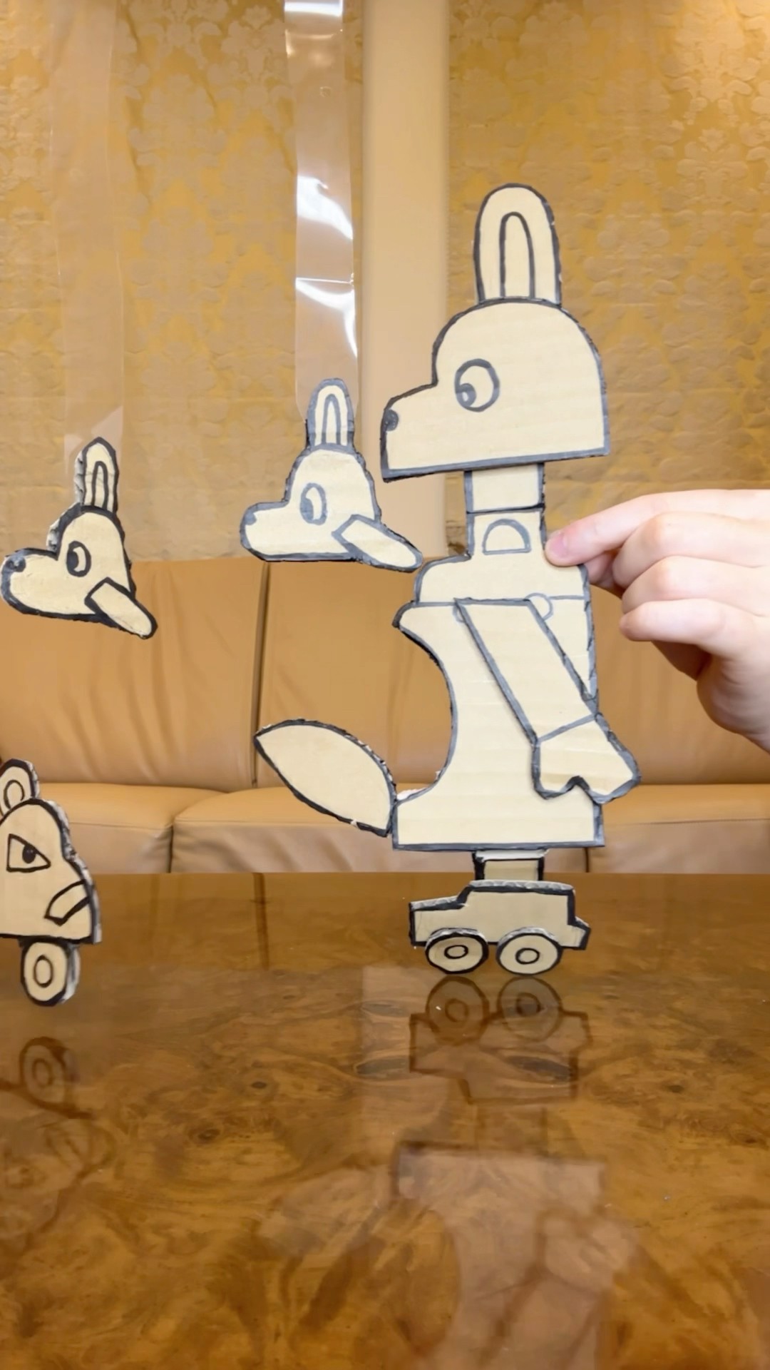 CARDBOARD CAR FLIES IN THE SKY！#asmr