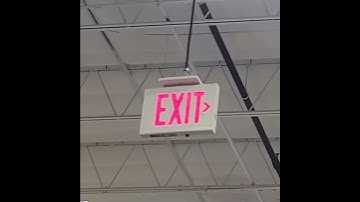 Exit Sign at Sam