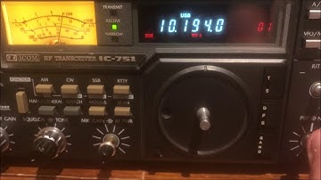 Shortwave Radio Findings - Russian V07 Numbers Station Captured On iCom HF Radio