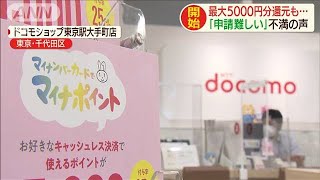 「難しい」との声も　マイナポイント申し込み開始(20/07/01)