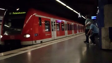 Munich, Germany S-Bahn - Super Slow Motion