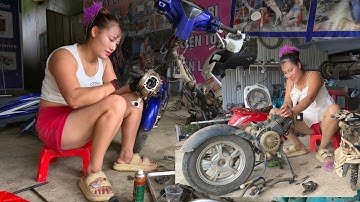 Talented mechanic repairs, restores and replaces the Attila