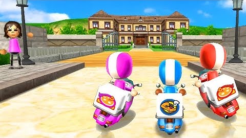 Wii Party Minigames  -  Matt Vs Jackie Vs Sakura Vs Pablo (Master CPU)