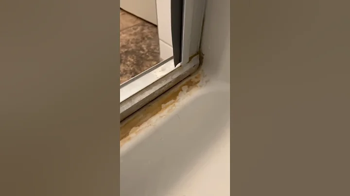 Cleaning a Shower Track with just Vinegar!