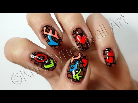 Graffiti Nail Art | Nail Art Tutorial DIY