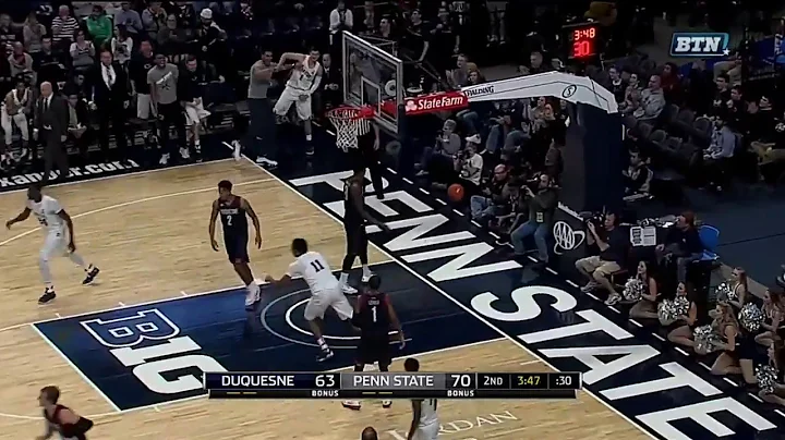 Garner to Stevens for the Dunk vs. Duquesne