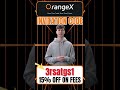Use OrangeX code 3rsatgs1 to get a $3000 welcome bonus and 15% off trading fees.#OrangeX#Crypto