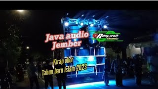 kirap obor  tahun baru Islam di datangi sound horeg nya Jember Java audio.... suaranya ngerii...