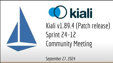 Kiali Sprint 24 - 12 Demo [v1.89.4] (Patch release) - Service mesh management for Istio