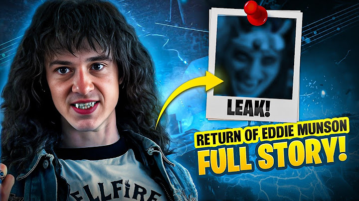 Stranger Things Season 5 : RETURN OF EDDIE MUNSON NETLIX