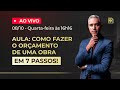 Como calcular o preço de venda e a margem de lucro de uma obra