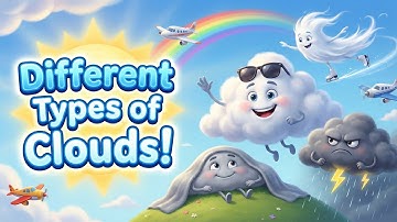 What Are the Different Types of Clouds? ☁️ Cumulus, Stratus & Cirrus Explained for Kids!
