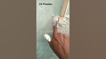 #White Cement Filling, Very Easy Method, #Plumbing #Plumber #Plumbing Repairing Works, #White Cement