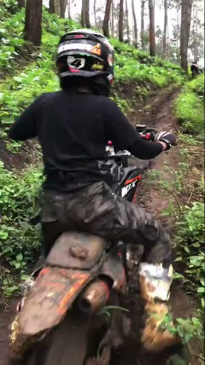 PEMBALAP GRASSTRACK CANTIK😍  TRAIL ADVENTURE  | Aksi Seleb tik tok yang Doyan Adventure‼️