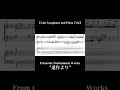 【ショパン 遺作 18番 19番 ワルツ 20番ノクターン】From the Posthumous Works "遺作より"中盤クライマックス【アルトサックス ピアノ】 #shorts