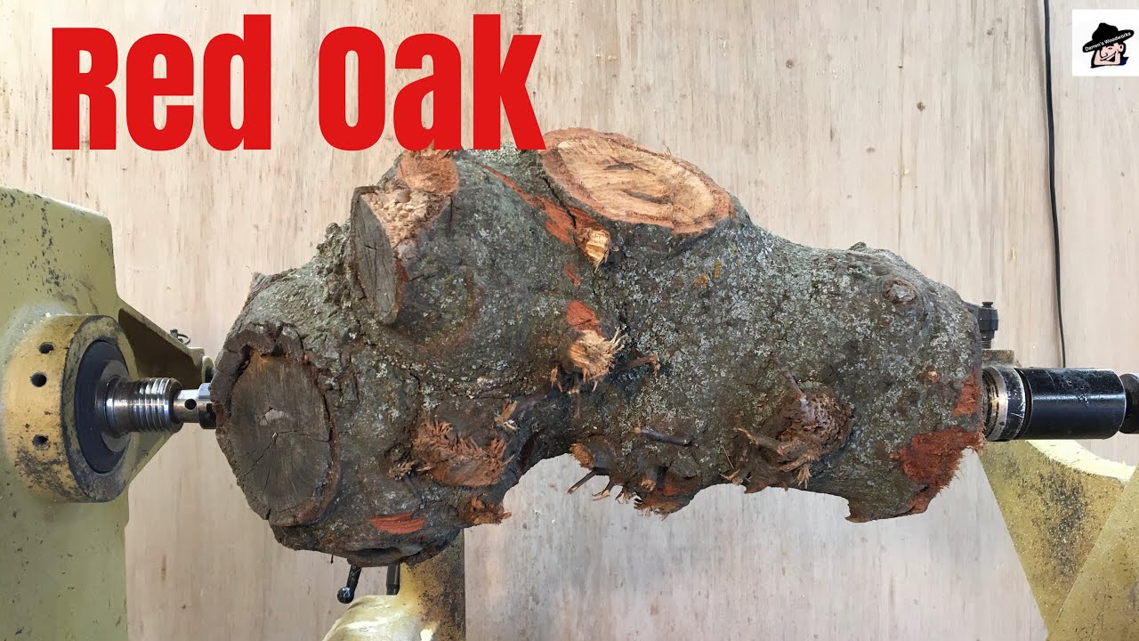 WoodturningGnarly Rad Oak knot YouTube