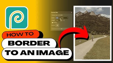 How to ADD a BORDER to Images in Photopea