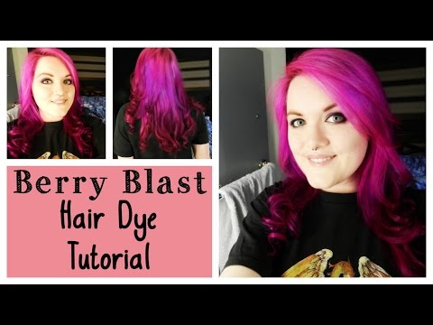 Berry Blast Hair Dye Tutorial The Corner Of Craft Youtube