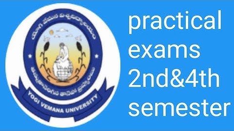 Yogi vemana university  practical exams 2nd&4th semester/YVU practical Exams 2022-2023