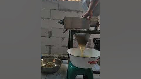 Mesin peras jahe otomatis