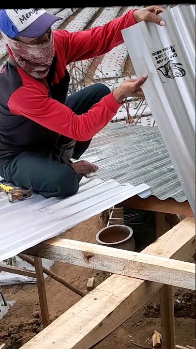 how to install zinc for a house roof #shortvideo #shots #viral #shortsvideo #subscribe #shorts #s...