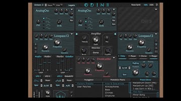 FREE SYNTH: Odin 2 - No talking demo of my 15 favourite arps and sequences presets.
