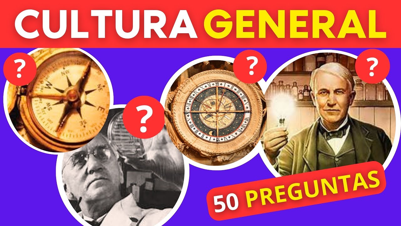 ¿Cuánto Sabes 😱 50 Preguntas de Cultura General 🔎🗺️ l Preguntas y