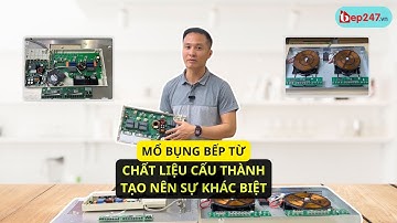 Mổ Bụng Và So Sánh Bụng Bếp Từ Trung Quốc với Bếp Từ Nhập Khẩu Châu Âu | BEP247.VN