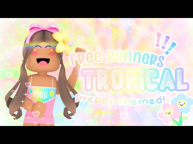 you joined preppy tropical con! - Roblox