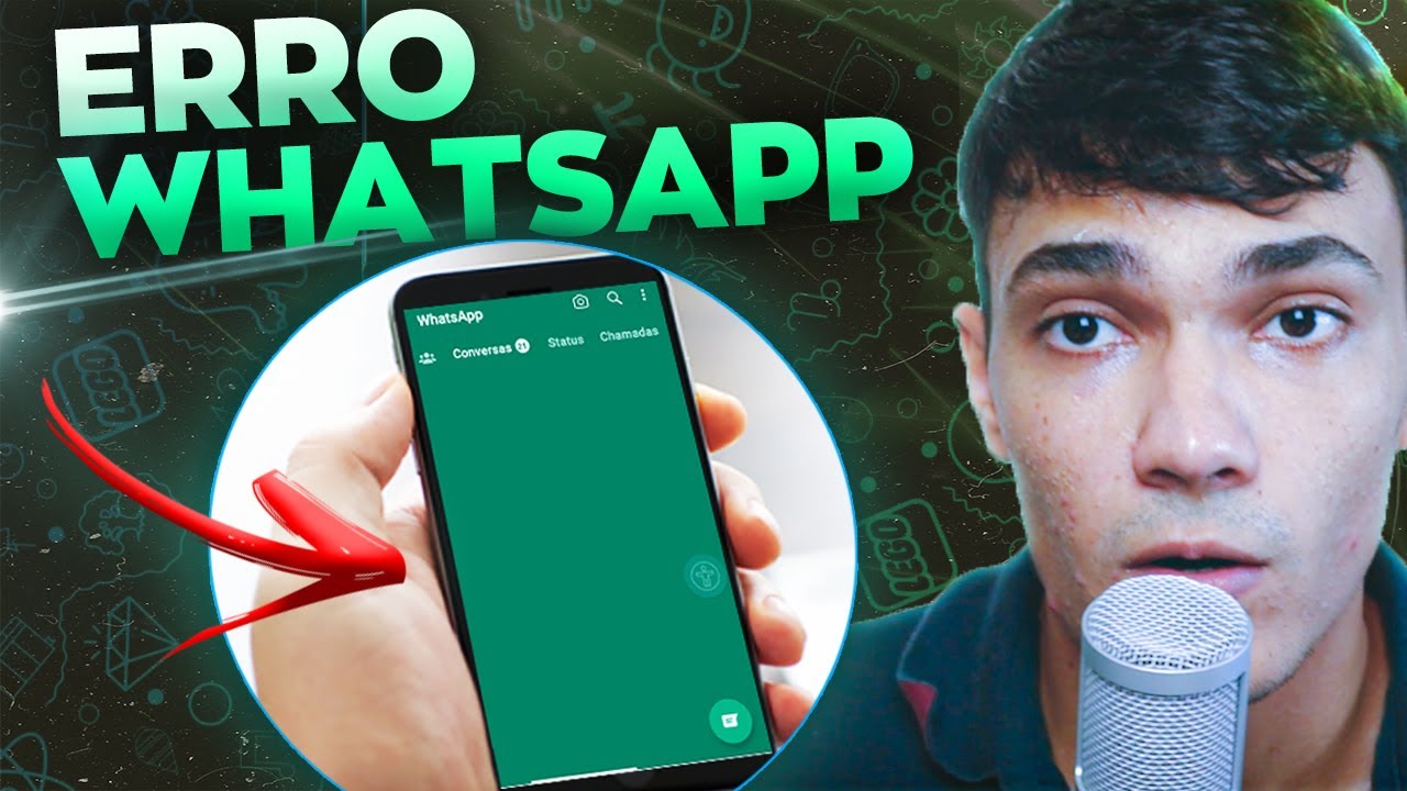 PAROU! WhatsApp com TELA VERDE e não Aparece as Conversas no Android ...