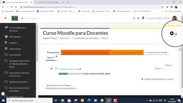 Programar publicaciones en Moodle