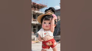 Em bé nhảy nhạc tiktok siêu dễ thương 🥰 | cute baby #shorts #tiktokdance