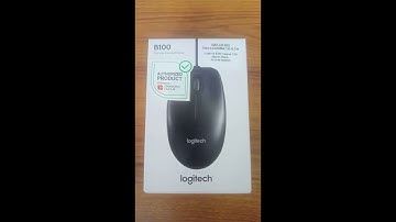 B100 Logitech Mouse unboxing video
