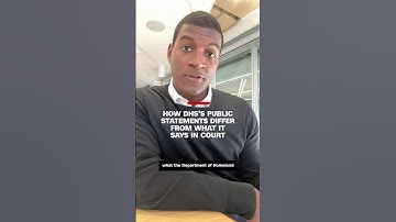 How DHS’s public statements differ from what it says in court