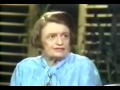 Ayn Rand Interviewed By Phil Donahue