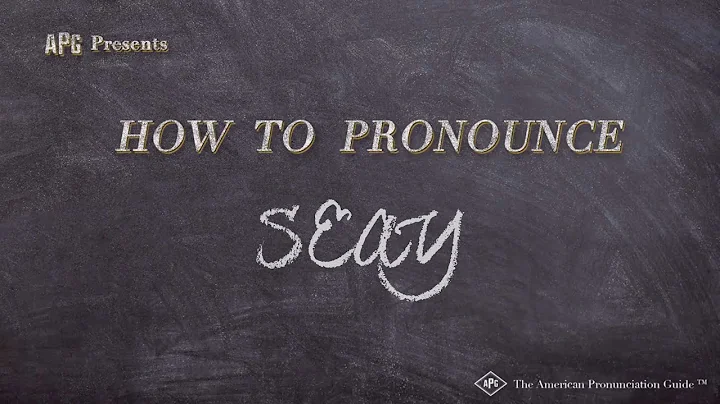 How to Pronounce SEAY (Real Life Examples!)