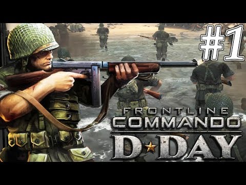 FRONTLINE COMMANDO: D-DAY — Прохождение игрового процесса №1 — Прорыв линии обороны противника