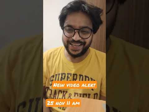 New Video Alert !! 25 Nov 11 am Agar accha lagey to share zaroor kijiyega. #shorts #youtubeshort