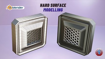 HARDSURFACE MECHANICAL PART - RECTANGULAR SPEAKER BOX MODELLING || BLENDER 2.9 || TUTORIAL#20