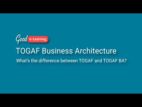 Video: Qual è la differenza tra ArchiMate e Togaf?