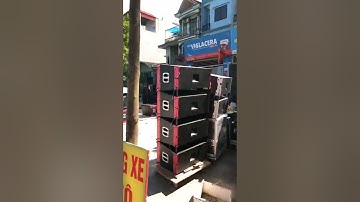 Array neo 40 2 tầng coil 100 nhôm dẹt về đội anh Tình ( Quảng Trạch - Quảng Bình ) DVH audio