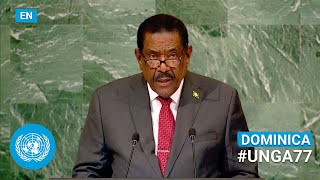 🇩🇲 Dominica - President Addresses United Nations General Debate, 77th Session (English) | #UNGA
