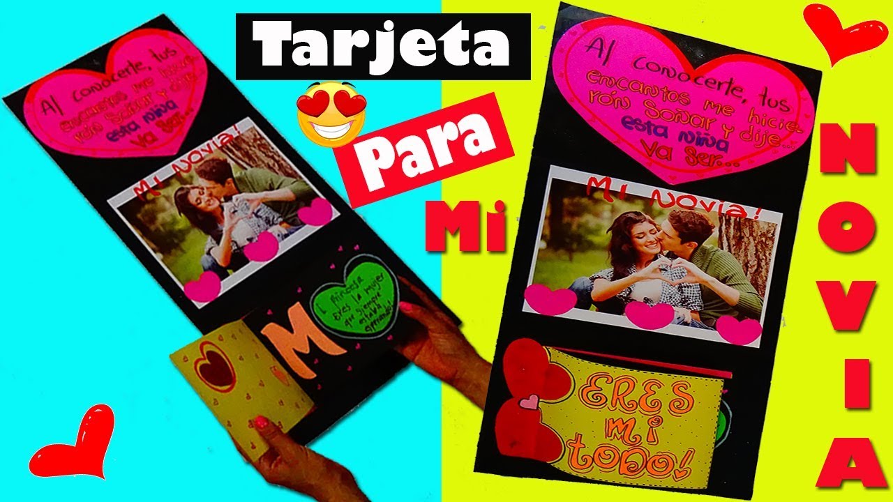 Tarjeta Para Mi Novia Novio Card For My Girlfriend Boyfriend